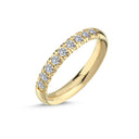 14kt. Vielsesring med 0,27ct. W-vs