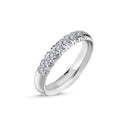 14kt. Vielsesring med 0,35ct. W-vs