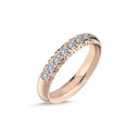 14kt. Vielsesring med 0,35ct. W-vs