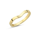 14kt. Vielsesring med 17 x 0,02ct. W-vs