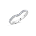 14kt. Vielsesring med 17 x 0,02ct. W-vs
