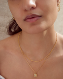 Nala Choker Halskæde - Forgyldt