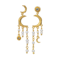 Astrea Øreringe - Forgyldt