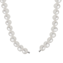Ferskvandscollier 6,5-7 Mm Hvid, 45 Cm