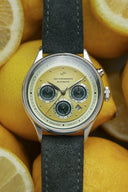 1564 Chronodate Automatic Steel / Limoncello - 39 mm