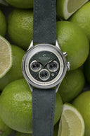 1564 Chronodate Automatic Steel / Garnish Green - 39 mm
