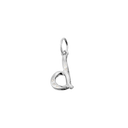 D Alfabet Vedhæng - Sølv