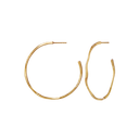 Echo Grande Øreringe - Forgyldt