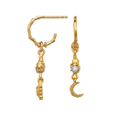 Ember Øreringe - Forgyldt