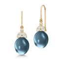 Tasha Earrings London Blue