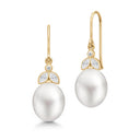 Tasha Earrings White Pearl