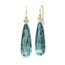 Ofelia Drop Earrings Midnight Blue