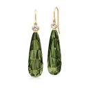 Ofelia Drop Earrings Olive Green