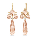 Ofelia Chandeliers Peach Morganite