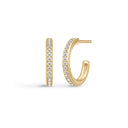 Julie Sandlau - infinity hoop small earring clear