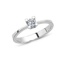 14kt. STAR ring med 0,35ct. W-si 4 greb