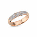 14kt. BEAUTÉ ring med 46 x 0,01ct.W-si