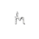 M Alfabet Vedhæng - Sølv
