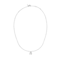 N Alfabet Halskæde - Sølv