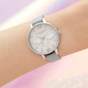 Olivia Burton Glitter Dial 3D Bee Eco Light Grey & Sølvfarvet OB16GD52