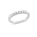 14kt EMMA ring med 7 x 0,05ct. W-si