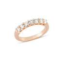 14kt. EMMA ring med 7 x 0,11ct. W-si