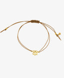 Lotus macrame armbånd