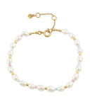 Pastel perle armbånd