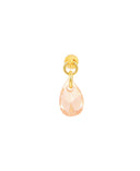 Peach raindrop øreringe