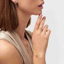 Armbånd Brina - 14k guld  med 0.51 ct lab-grown diamanter