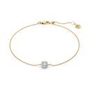 Armbånd Rome - 14 kt guld og hvidguld med 0.09 ct lab-grown diamanter