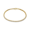 Armbånd Diamante Tennis - 14 kt guld med 2.7 - 3.24 ct lab-grown diamanter