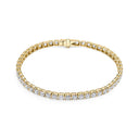 Armbånd Diamante Tennis - 14 kt guld med 5.64 - 6.72 ct lab-grown diamanter