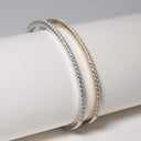 Sif Jakobs - Ellisse Bangle - 18 kt. forgyldt med hvide zirkoner