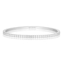 Sif Jakobs - Ellisse Bangle - med hvide zirkoner