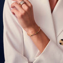 Sif Jakobs - Ellisse Bangle - 18 kt. forgyldt med multifarvede zirkoner