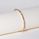 Sif Jakobs - Ellisse Bangle - 18 kt. forgyldt med multifarvede zirkoner