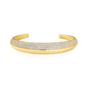 Bangle - 18 kt. forgyldt. med hvide zirkoner