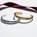 Bangle - 925 Sterling Sølv med hvide zirkoner