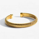 Bangle Riva – 18k forgyldt, med en poleret overflade