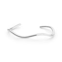 Bangle Ellera Waves Pianura - rhodineret 925 sterling sølv, med poleret overflade