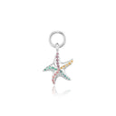 Hoop Charm Stella Marina - med multifarvede zirkoner