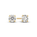 Solitaire øreringe Venice Medio - 14k guld  med 0.50 ct lab-grown diamanter