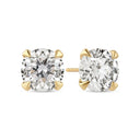 Øreringe Venice Solitaire - 14 kt guld med 3.00 ct lab-grown diamanter