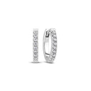 Øreringe Alba Piccolo - 14k hvidguld med 0.18 ct lab-grown diamanter