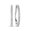 Øreringe Alba Grande - 14k hvidguld med 0.36 ct lab-grown diamanter