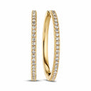 Øreringe Alba X-Grande - 14k guld  med 0.46 ct lab-grown diamanter