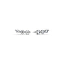 Øreringe Tiara Piccolo - 14k hvidguld med 0.48 ct lab-grown diamanter