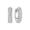 Øreringe Fior Piccolo - 14 kt hvidguld med 0.88 ct lab-grown diamanter