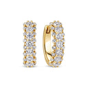 Øreringe Fior Piccolo - 14 kt guld med 0.88 ct lab-grown diamanter